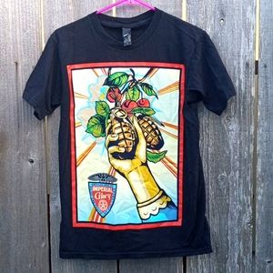 Obey grenade screen print t shirt size S